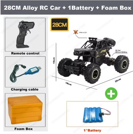 4x4 Remote Control Car – High-Speed Off-Road RC Vehicle for Kids ⭐️⭐️⭐️⭐️⭐️                sold 5000+ - Toys world