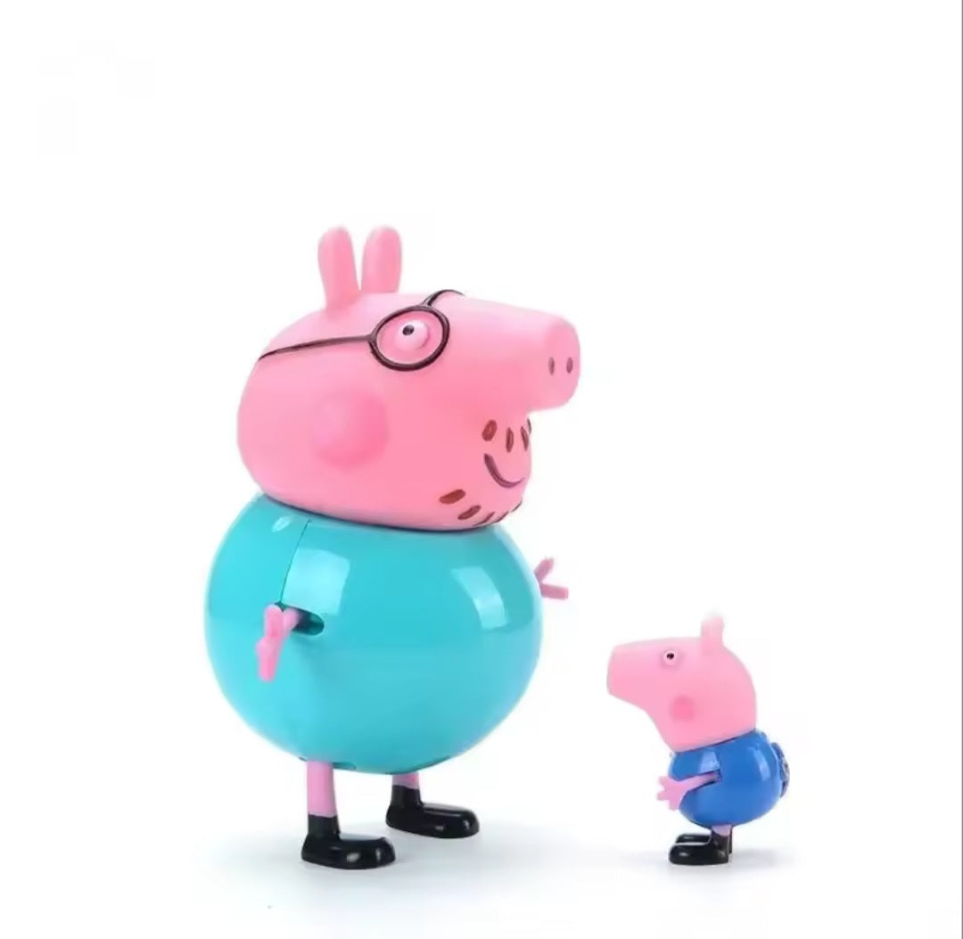 Peppa Pig Family Figure Set – 4-Piece Poseable Toy Pack for Kids ⭐️⭐️⭐️⭐️⭐️ sold 481 - Toys world