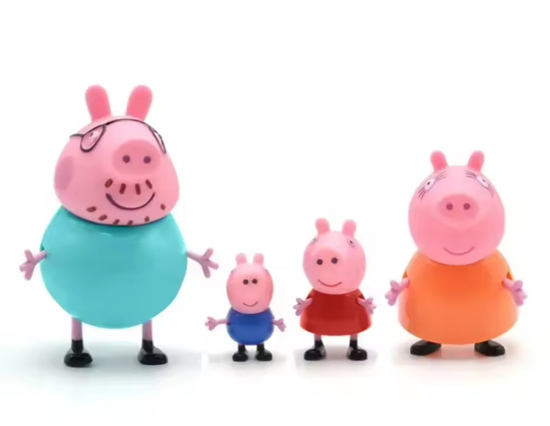 Peppa Pig Family Figure Set – 4-Piece Poseable Toy Pack for Kids ⭐️⭐️⭐️⭐️⭐️ sold 481 - Toys world