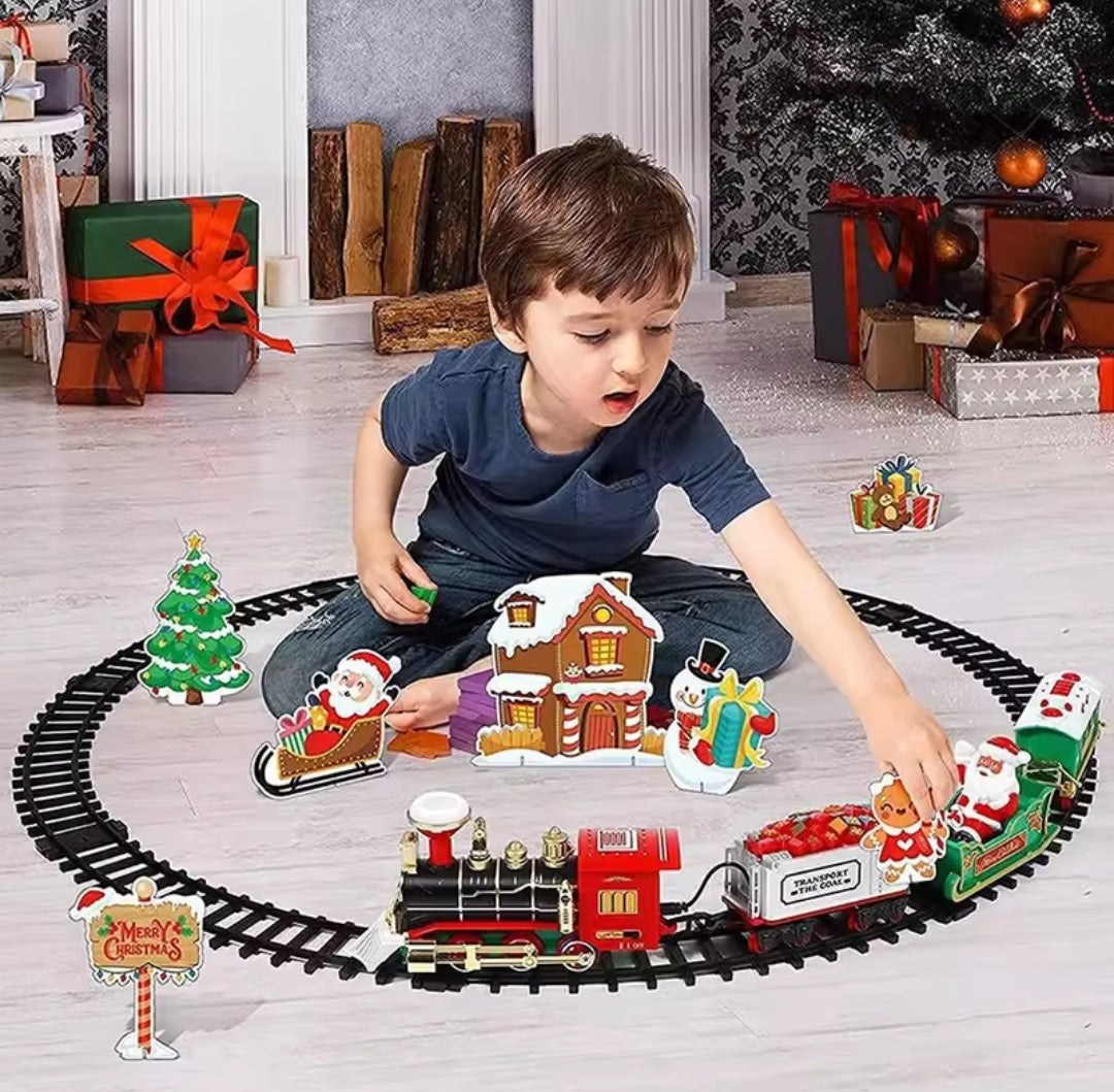 Christmas Train Set – Festive Holiday Toy with Lights & Sounds ⭐️⭐️⭐️⭐️⭐️ sold 1332 - Toys world