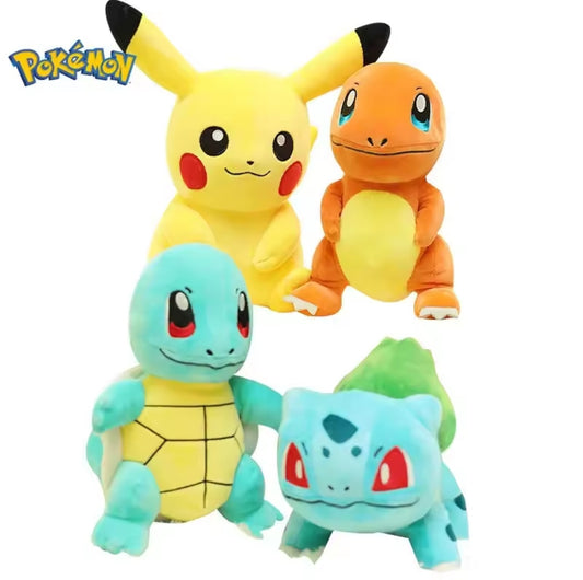Set of Pokémon plush dolls – soft and collectible stuffed toys featuring popular Pokémon characters
