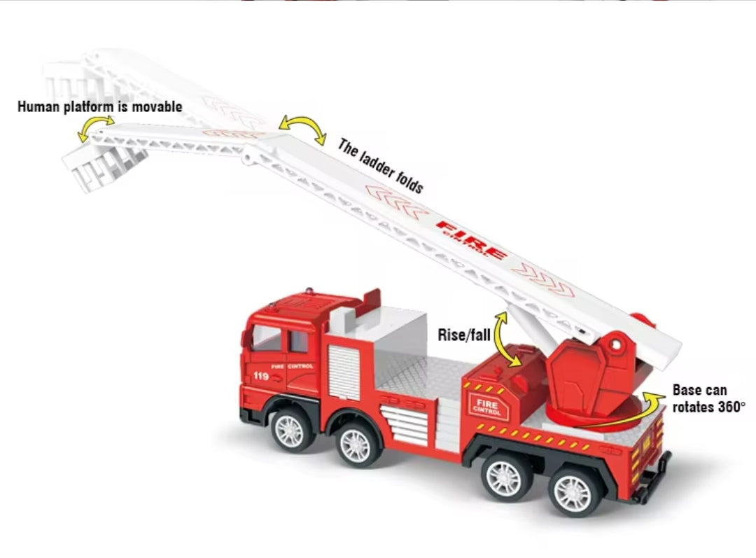 Fire Truck Toy – Interactive Lights, Sounds & Extendable Ladder for Kids ⭐️⭐️⭐️⭐️⭐️ sold 1071 - Toys world
