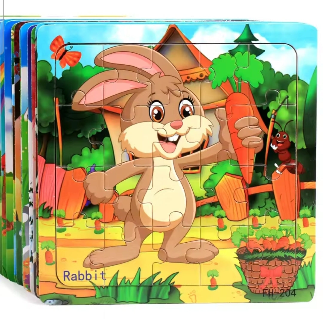 Wooden Puzzle for Kids – Educational & Fun Learning Toy ⭐️⭐️⭐️⭐️⭐️ sold 363 - Toys world