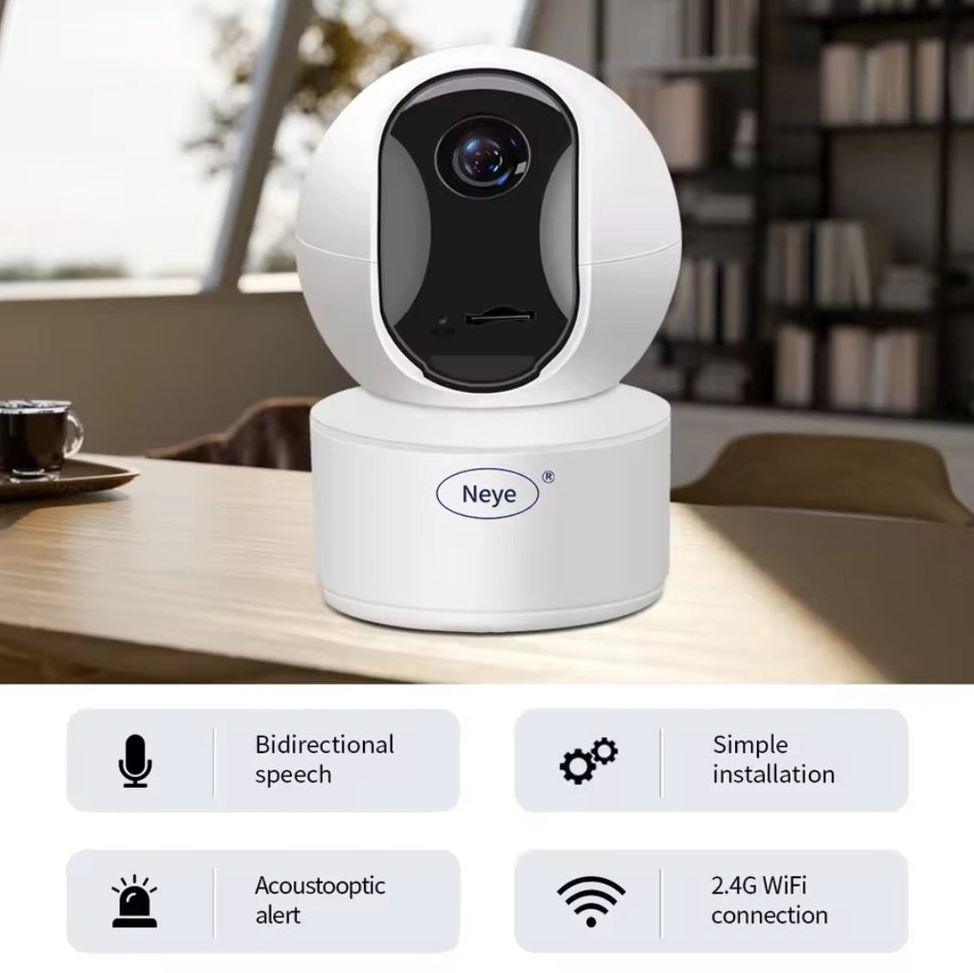 Wifi camera for parents see your kids in live 360 °           day & night