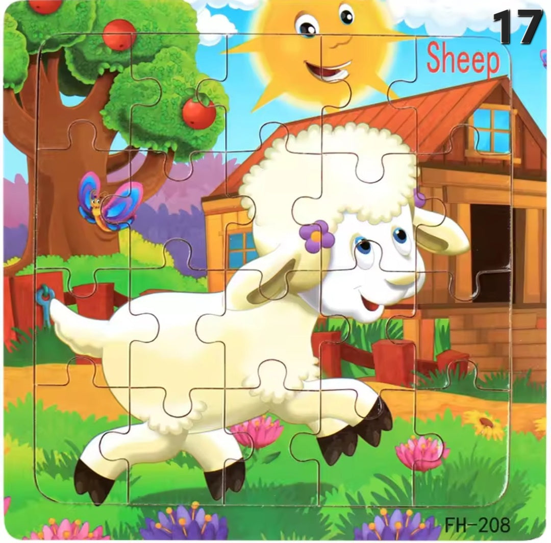 Wooden Puzzle for Kids – Educational & Fun Learning Toy ⭐️⭐️⭐️⭐️⭐️ sold 363 - Toys world