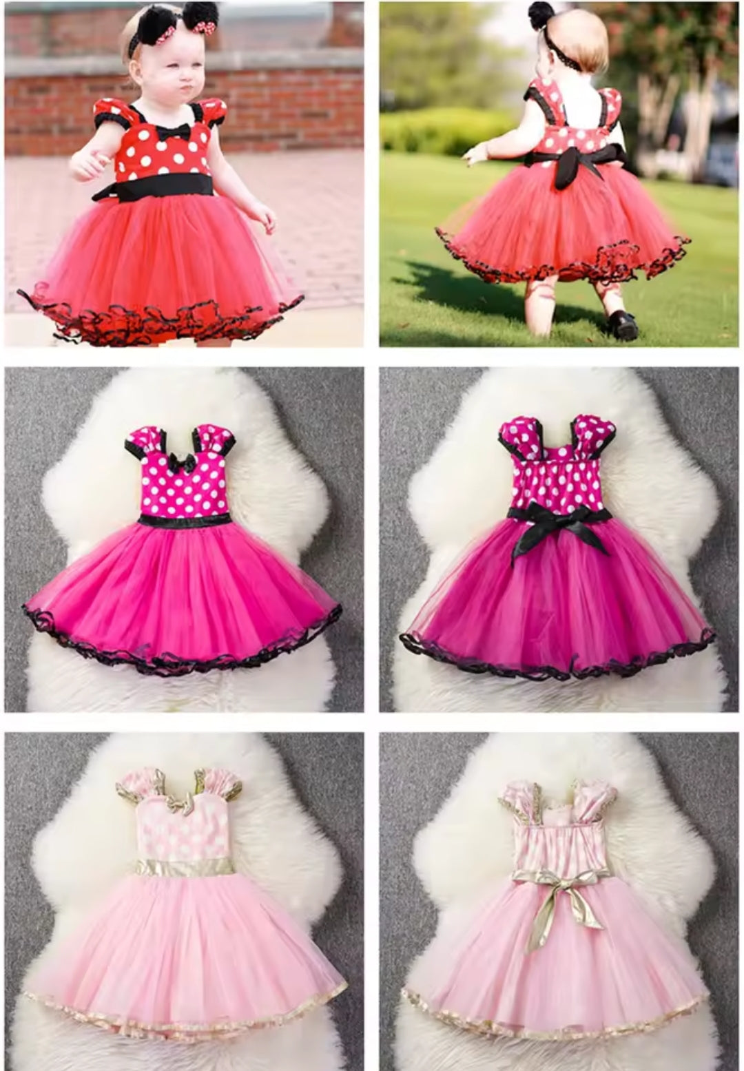 Minnie Mouse Costume – Classic Red Dot Dress with Ears & Bow for Kids ⭐️⭐️⭐️⭐️⭐️ sold 329 - Toys world