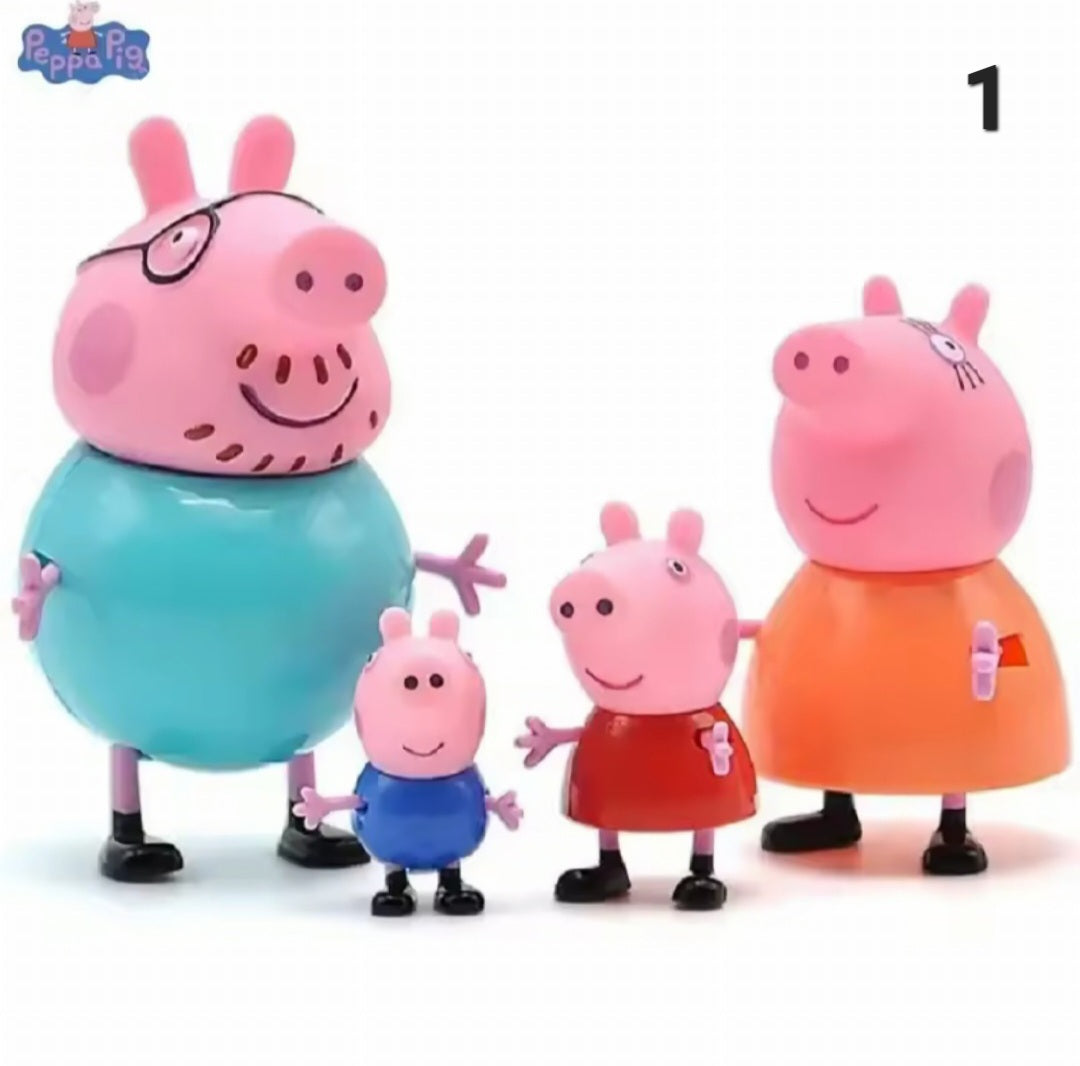 Peppa Pig Family Figure Set – 4-Piece Poseable Toy Pack for Kids ⭐️⭐️⭐️⭐️⭐️ sold 481 - Toys world