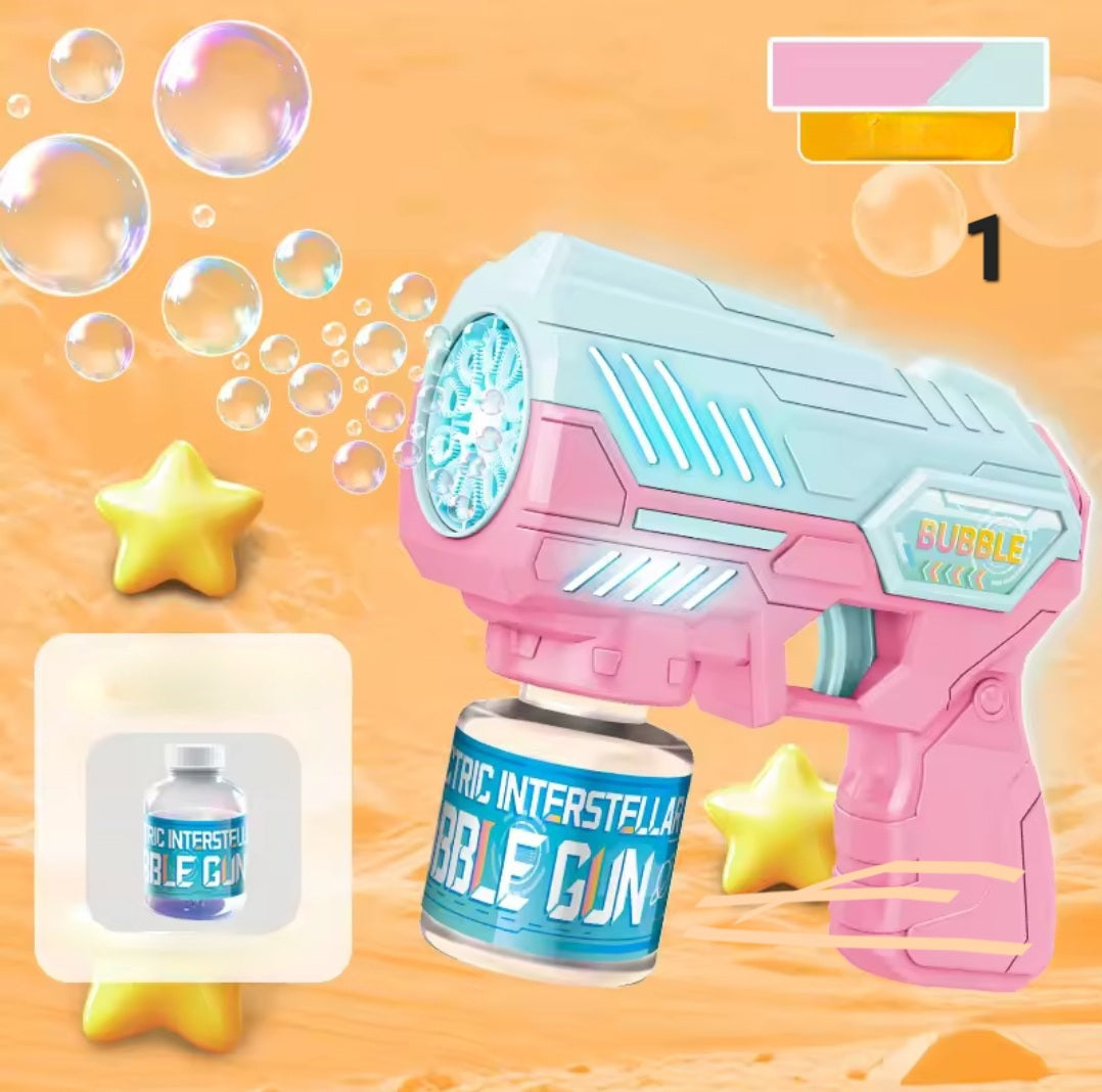 Bubble Gun – Automatic Bubble Blaster for Kids with Colorful Lights ⭐️⭐️⭐️⭐️⭐️      sold 1022 - Toys world