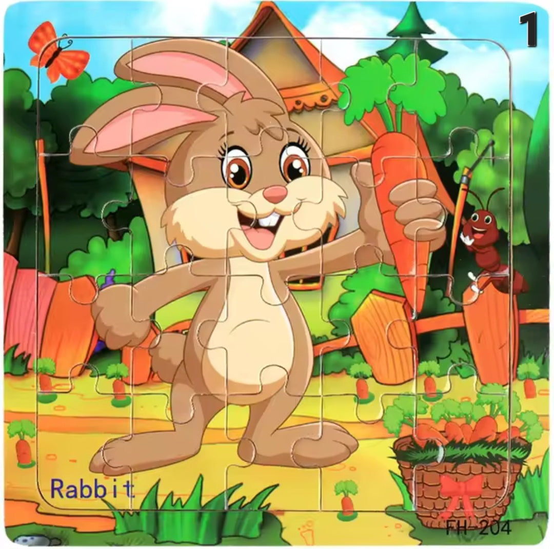 Wooden Puzzle for Kids – Educational & Fun Learning Toy ⭐️⭐️⭐️⭐️⭐️ sold 363 - Toys world