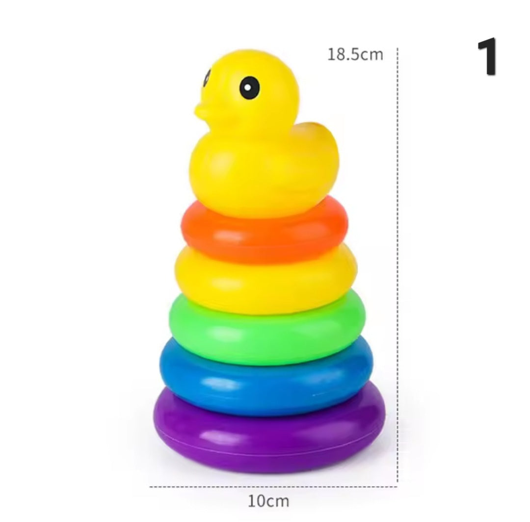 Hoop Tower Stacking Toy – Colorful Ring Stacker for Babies & Toddlers ⭐️⭐️⭐️⭐️⭐️ sold 1154 - Toys world