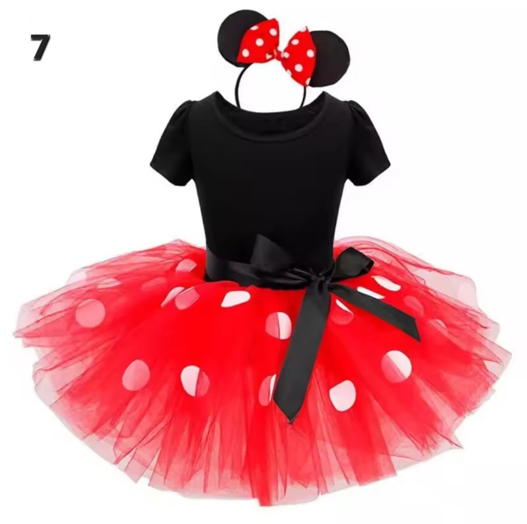 Minnie Mouse Costume – Classic Red Dot Dress with Ears & Bow for Kids ⭐️⭐️⭐️⭐️⭐️ sold 329 - Toys world
