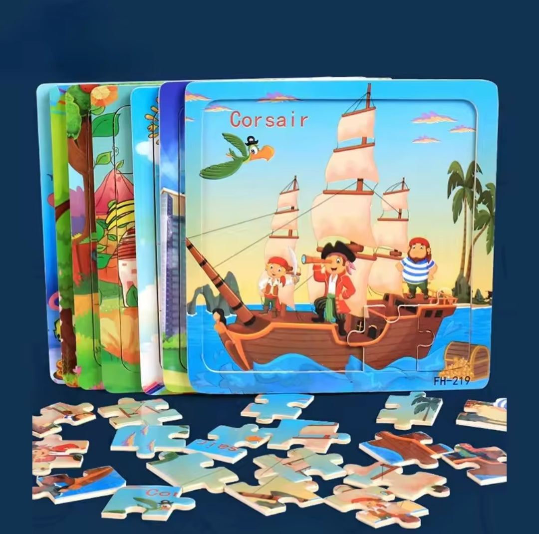 Wooden Puzzle for Kids – Educational & Fun Learning Toy ⭐️⭐️⭐️⭐️⭐️ sold 363 - Toys world