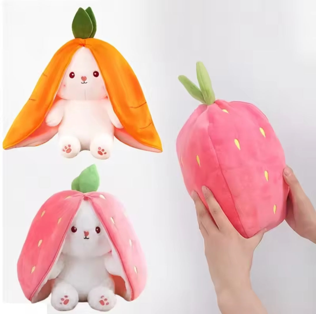 Cute carrot strawberry rabit    ⭐️⭐️⭐️⭐️⭐️ sold 843 - Toys world