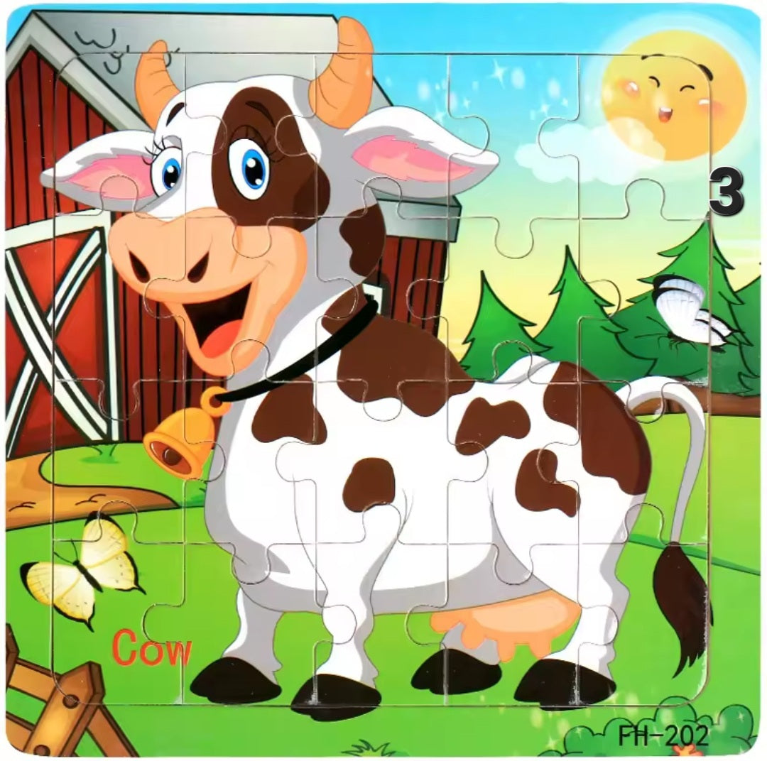 Wooden Puzzle for Kids – Educational & Fun Learning Toy ⭐️⭐️⭐️⭐️⭐️ sold 363 - Toys world