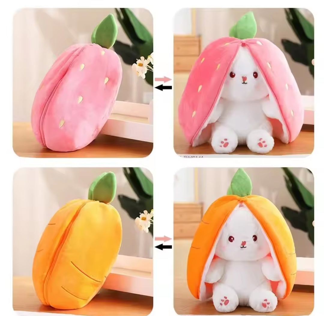 Cute carrot strawberry rabit    ⭐️⭐️⭐️⭐️⭐️ sold 843 - Toys world