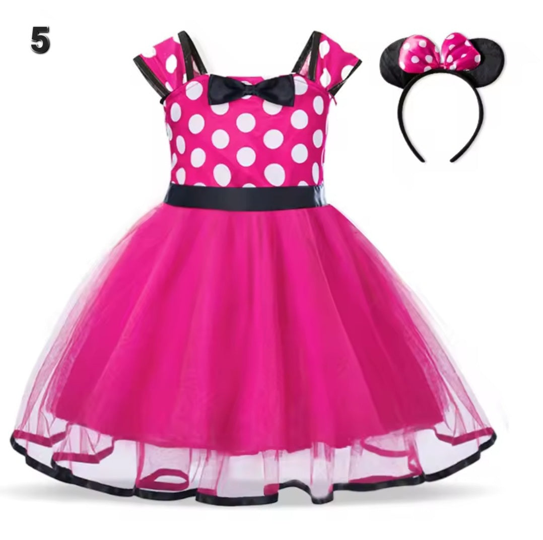 Minnie Mouse Costume – Classic Red Dot Dress with Ears & Bow for Kids ⭐️⭐️⭐️⭐️⭐️ sold 329 - Toys world