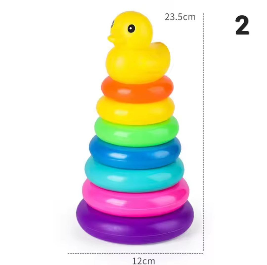 Hoop Tower Stacking Toy – Colorful Ring Stacker for Babies & Toddlers ⭐️⭐️⭐️⭐️⭐️ sold 1154 - Toys world