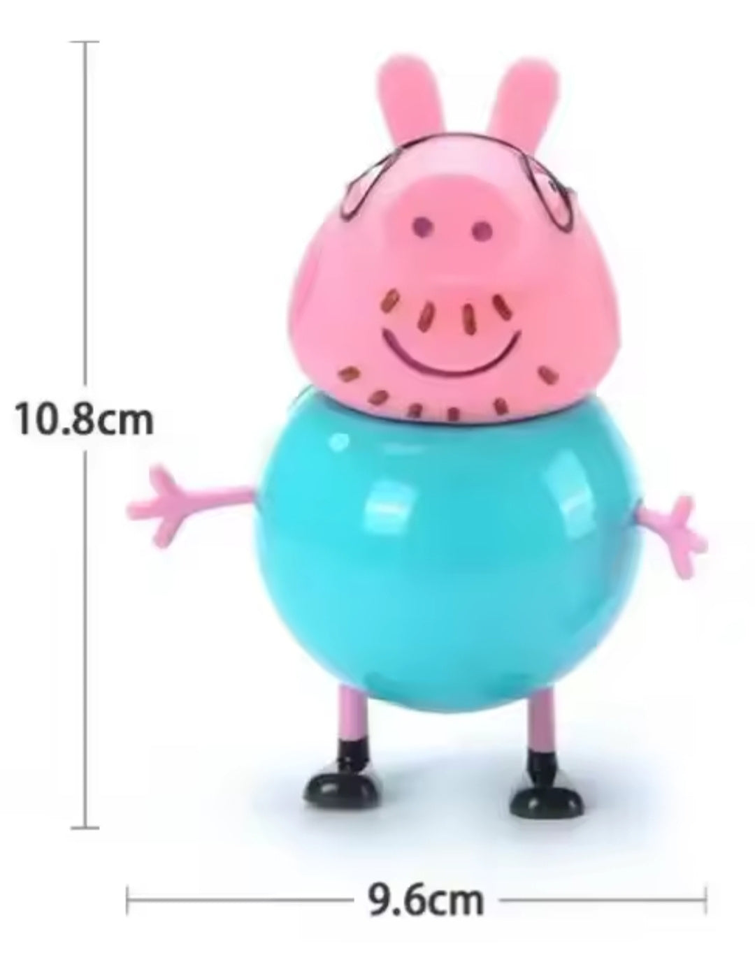Peppa Pig Family Figure Set – 4-Piece Poseable Toy Pack for Kids ⭐️⭐️⭐️⭐️⭐️ sold 481 - Toys world