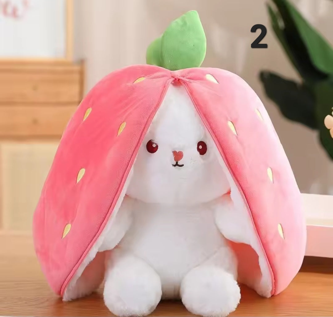 Cute carrot strawberry rabit    ⭐️⭐️⭐️⭐️⭐️ sold 843 - Toys world